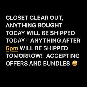 Flash deal and SAME DAY SHIPPING MAKE YOUR PURCHASES AND ASK FOR DISCOUNTS!